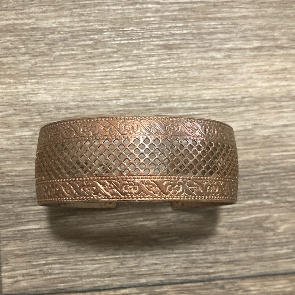 Copper Cuff Bracelet Boho style